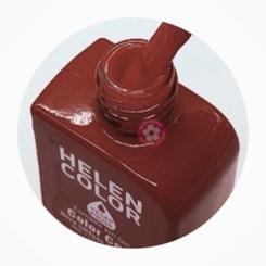 Esmalte em gel Terracotta Bordô Helen Color 12ml Conexão 195