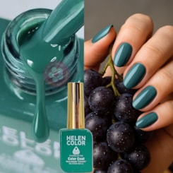 Esmalte em gel Transformative Teal Verde Helen Color 12ml Conexão 182