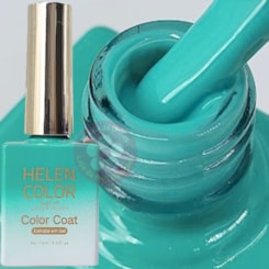 Esmalte Em Gel Turquesa tropical Helen Color 15ml C/ Anvisa 035 Esmalte Em Gel Turquesa tropical Helen Color 15ml C/ Anvisa 035