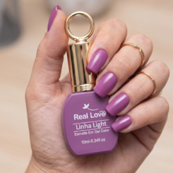 Esmalte em gel Uva 75 10ml Real Love Chaveirinho