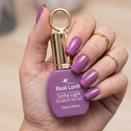 Esmalte em gel Uva 75 10ml Real Love Chaveirinho