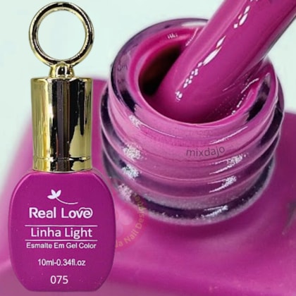 Esmalte em gel Uva 75 10ml Real Love Chaveirinho