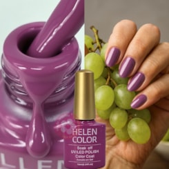Esmalte em Gel Uva rosé fechado 10ml Helen Color 93 Esmalte em Gel Uva rosé fechado 10ml Helen Color 93
