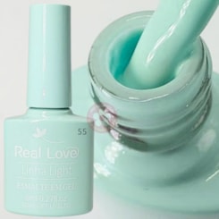 Esmalte em gel Verde bebê 8ml Real Love P55 Linha Light Esmalte em gel Verde bebê 8ml Real Love P55 Linha Light