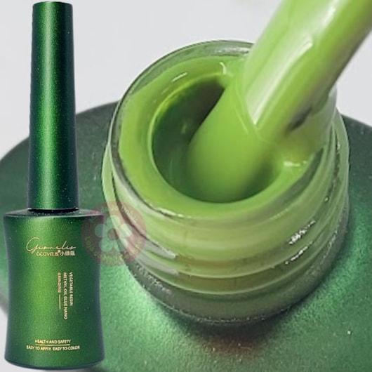 Esmalte em Gel Verde folha 49 Gcovelis 12ml para unhas