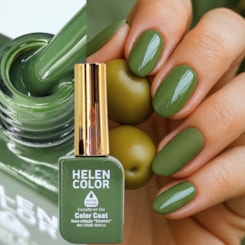 Esmalte em gel Verde folha Helen Color 12ml Conexão 237 Esmalte em gel Verde folha Helen Color 12ml Conexão 237