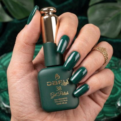 Esmalte em gel Verde Jade 38 Dafu 12ml Infinito Glow