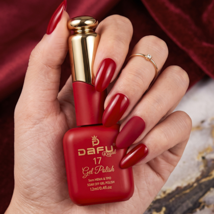 Esmalte em gel Vermelho 17 Dafu 12ml Infinito Glow