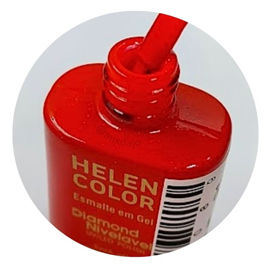 Esmalte em gel Vermelho 33 Diamond 15ml Helen Color - Imagem principal - 6971a81c-5ee1-4705-a23c-90cefff3fe9c