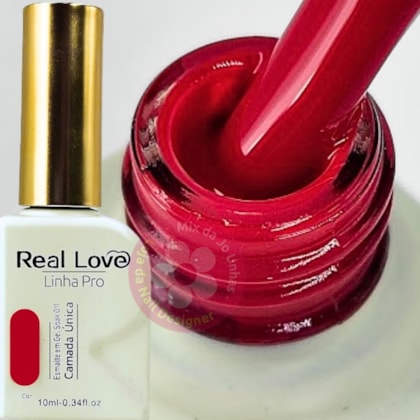 Esmalte em gel Vermelho 33 Linha PRO Real Love