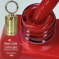 Esmalte em gel Vermelho 44 10ml Real Love Chaveirinho Esmalte em gel Vermelho 44 10ml Real Love Chaveirinho