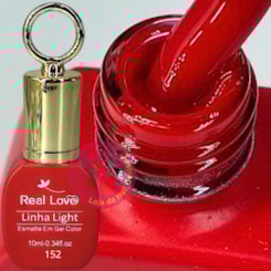Esmalte em gel vermelho aberto 152 10ml Real Love Chaveirinho Esmalte em gel vermelho aberto 152 10ml Real Love Chaveirinho