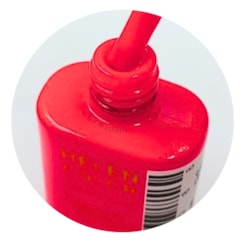 Esmalte em gel Vermelho alaranjado Helen Color 15ml Diamond 28 Esmalte em gel Vermelho alaranjado Helen Color 15ml Diamond 28