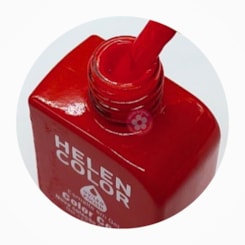 Esmalte em gel Vermelho bordô Helen Color 12ml Conexão 113 Esmalte em gel Vermelho bordô Helen Color 12ml Conexão 113