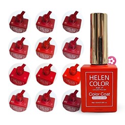 Esmalte em gel Vermelho Collection 15ml Helen Color