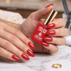 Esmalte em gel Vermelho Extintor Helen Color 12ml Conexão 114