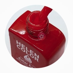 Esmalte em gel Vermelho Helen Color 12ml Conexão 117 Esmalte em gel Vermelho Helen Color 12ml Conexão 117