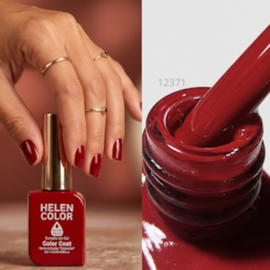 Esmalte em gel Vermelho Helen Color 12ml Conexão 117
