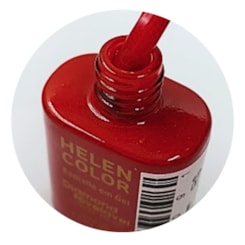 Esmalte em gel Vermelho Helen Color 15ml Diamond 36 Esmalte em gel Vermelho Helen Color 15ml Diamond 36