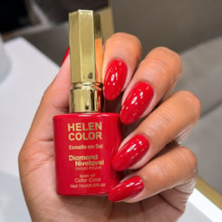 Esmalte em gel Vermelho Helen Color 15ml Diamond 38