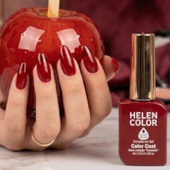 Esmalte em gel Vermelho vitral rebu Helen Color 12ml Conexão 123 Esmalte em gel Vermelho vitral rebu Helen Color 12ml Conexão 123