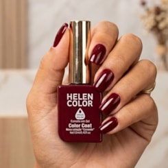 Esmalte em gel Vinho Cabernet Helen Color Conexão Esmalte em gel Vinho Cabernet Helen Color Conexão
