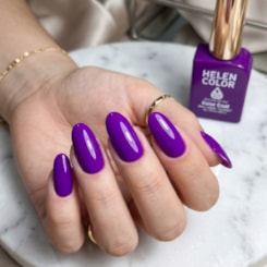 Esmalte em gel Violeta Helen Color 12ml Conexão 164