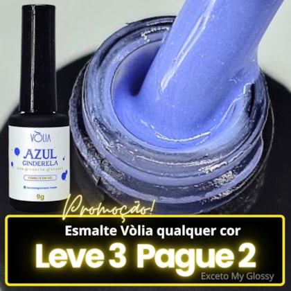 Esmalte em gel Volia Azul cinderela 9g