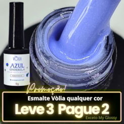 Esmalte em gel Volia Azul cinderela 9g Esmalte em gel Volia Azul cinderela 9g