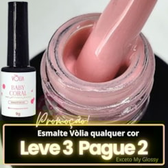 Esmalte em gel Volia Baby coral 9g