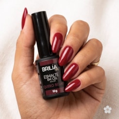 Esmalte Gel Bordô Brilia 10g UV/LED Quero beijar Esmalte Gel Bordô Brilia 10g UV/LED Quero beijar