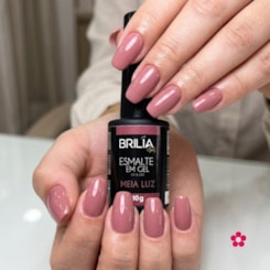 Esmalte Gel Rosinha Brilia 10g UV/LED Meia Luz Esmalte Gel Rosinha Brilia 10g UV/LED Meia Luz