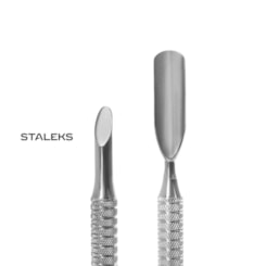 Espátula De Cutícula Com afastador Staleks Pro Expert 90/2 Espátula De Cutícula Com afastador Staleks Pro Expert 90/2