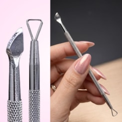 Espátula Inox para Unhas e Fibras Espátula Inox para Unhas e Fibras