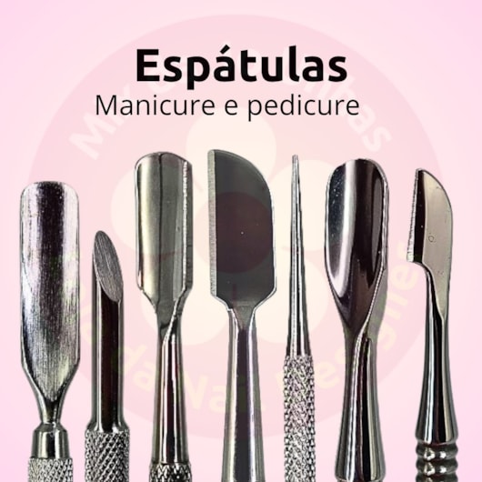 Espátulas de inox profissionais Real Love Escolha para unhas