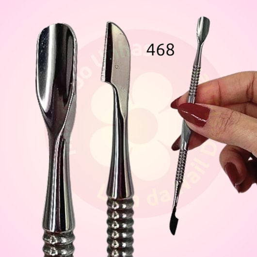 Espátulas de inox profissionais Real Love Modelo:72 para unhas