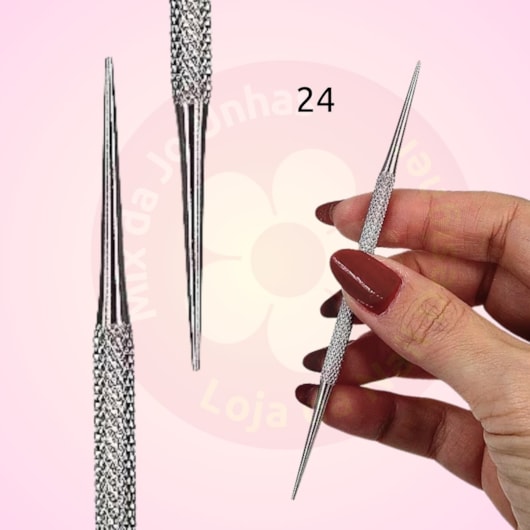 Espátulas de inox profissionais Real Love Modelo:72 para unhas