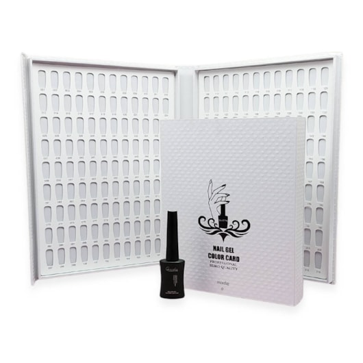 Expositor Álbum Esmalte Gel Decorações Card Branco Grande - Imagem principal - 6bb5be26-d06c-41ca-a304-6a5bdd07e98a