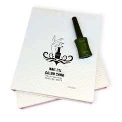 Expositor Álbum Esmalte Gel Decorações Card Branco Pequeno Expositor Álbum Esmalte Gel Decorações Card Branco Pequeno