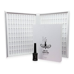 Expositor Álbum Esmalte Gel Decorações Card Branco Pequeno Expositor Álbum Esmalte Gel Decorações Card Branco Pequeno