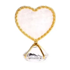 Expositor Pedra Coração Com Diamante Para Fotos Expositor Pedra Coração Com Diamante Para Fotos