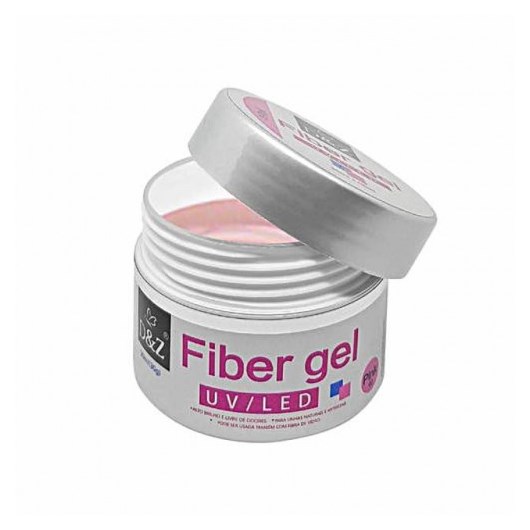 Fiber Gel D&Z T3 30ml Pink Natural - Imagem principal - b6cfc52f-3672-4910-866c-1d16a965ca40