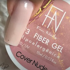 Fiber Gel F3 Fan Nails UV/LED 15g Cor: Cover Nude