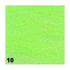 Fibra De Vidro Neon Para Encapsulamento Fan Nails Cor: 10 Verde Limão