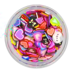 Fimo Fatiado Para Encapsulamento Corações Fimo Fatiado Para Encapsulamento Corações