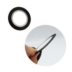 Fitilho 1mm Preto Com Glitter Fitilho 1mm Preto Com Glitter