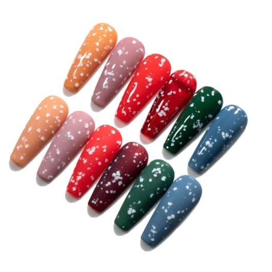 Flake Linha Quail Egg Shell Mix da Jo Decoração das Unhas para unhas