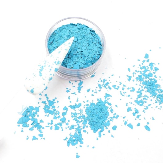Flake Linha Quail Egg Shell Mix da Jo Decoração das Unhas para unhas