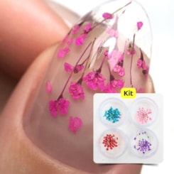 Flores Secas verdadeiras Para Unhas Micro Raminhos Flores Secas verdadeiras Para Unhas Micro Raminhos