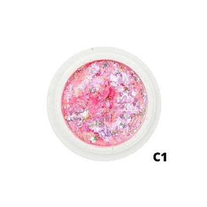 Foil De Glitter Cor: C1 - Rosa
